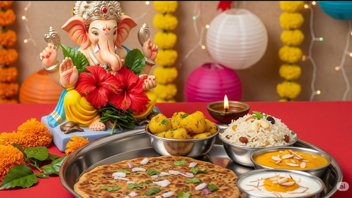 गणेश चतुर्थी पर बनाएं कौन सी महाराष्ट्रीयन रेसिपी? (Photo: AI Generated)