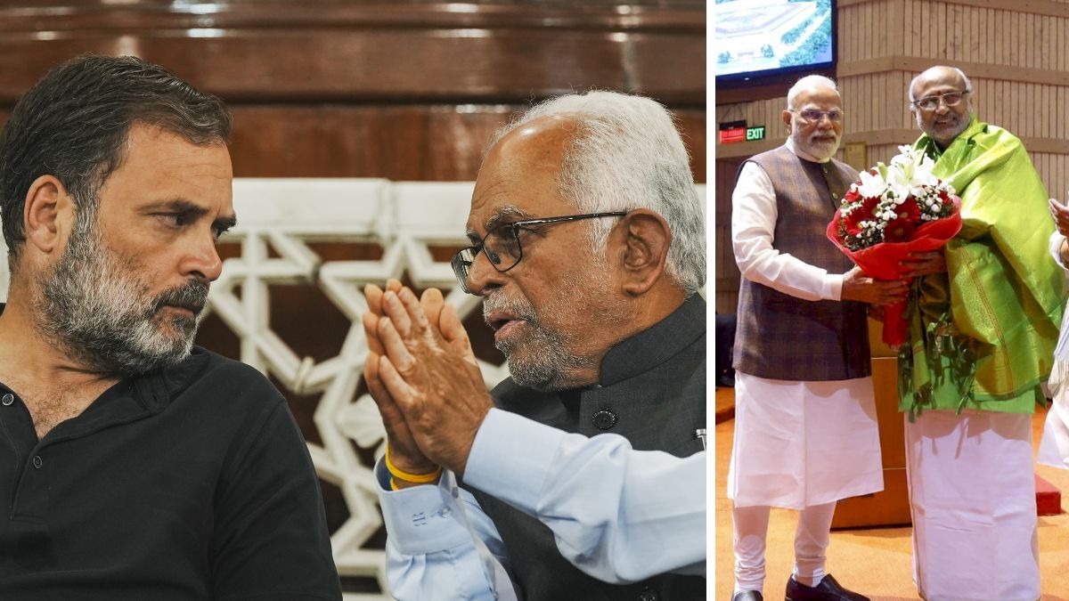 rahul gandhi B Sudarshan Reddy narendra modi CP Radhakrishnan