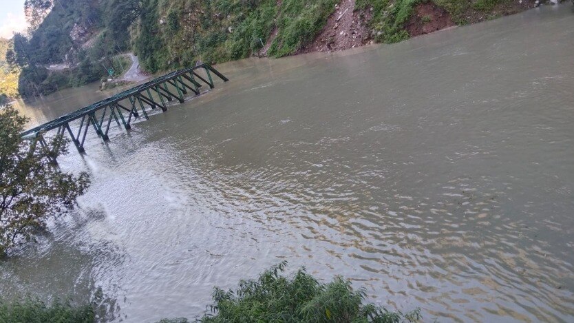 New lake was formed due to stopping Yamuna flow (Photo-ITG)