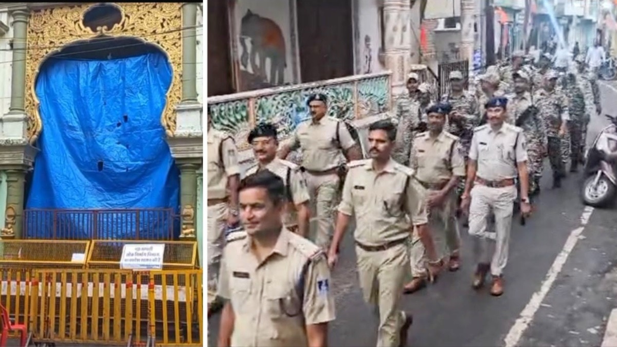 धार शहर को छावनी में तब्दील कर दिया गया है. 