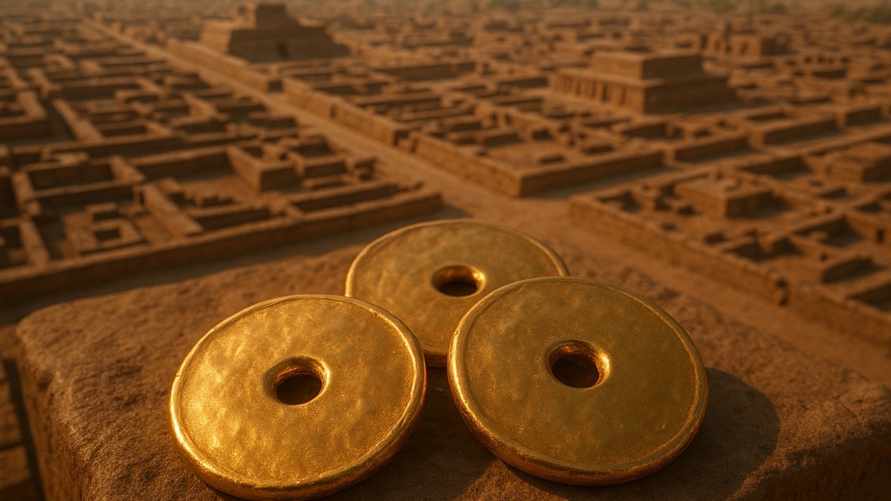 harappan gold coin niksha