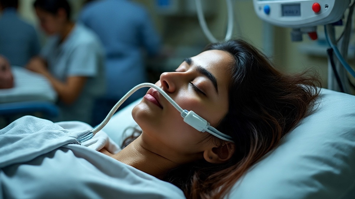 चाय पीने के बाद मेडिकल छात्रा बीमार (Photo: AI-generated)