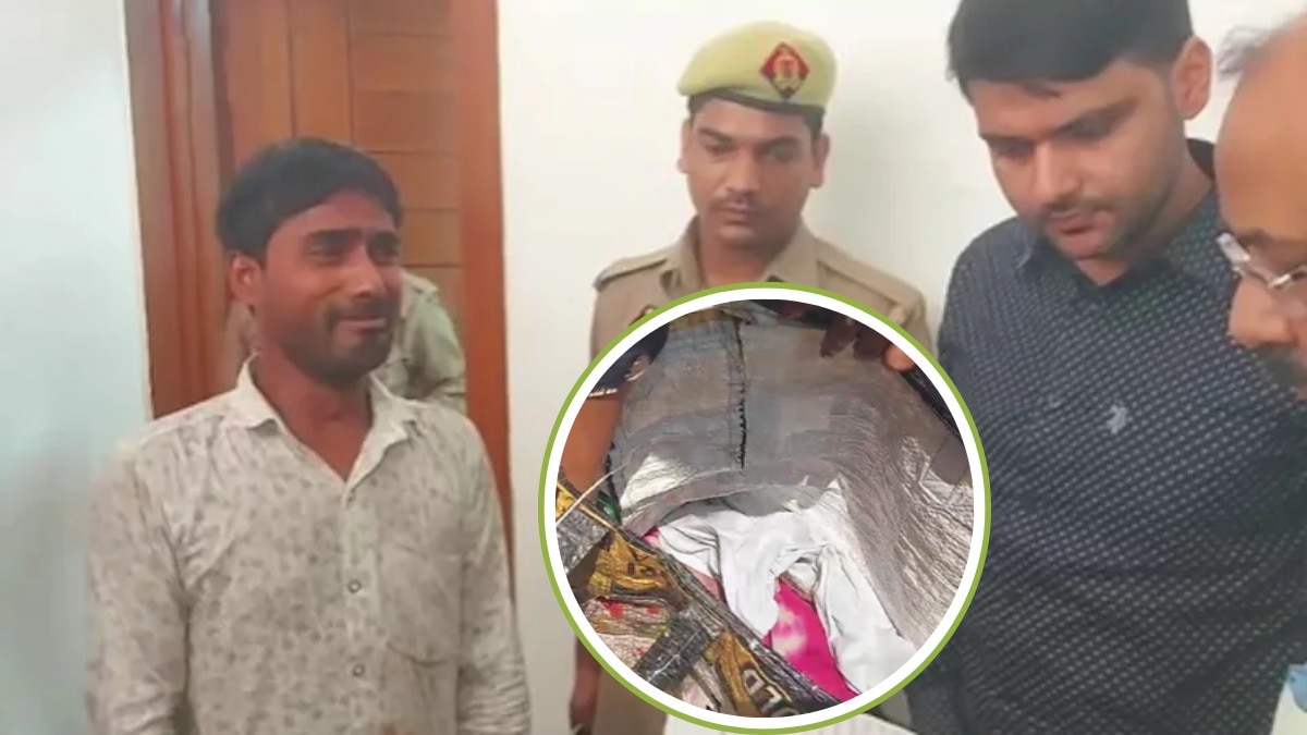 परिजन एसपी और डीएम दफ्तर पहुंचे. (Photo: Abhishek Verma/ITG)