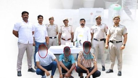 दिल्ली के बवाना में नवीन बाली गैंग के तीन शूटर गिरफ्तार. (Photo: X/@DelhiPolice)