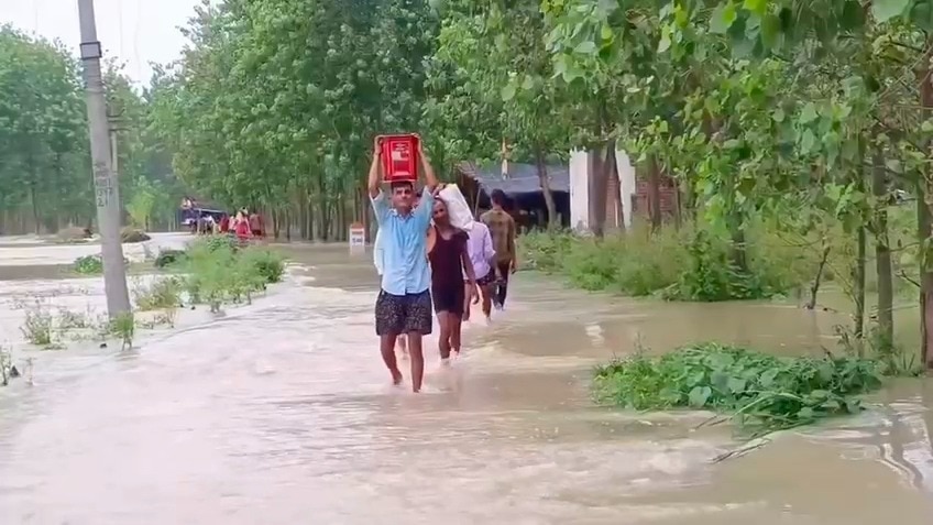 सवाई माधोपुर, टोंक में बारिश से बाढ़ जैसे हालात (Photo: Representational )