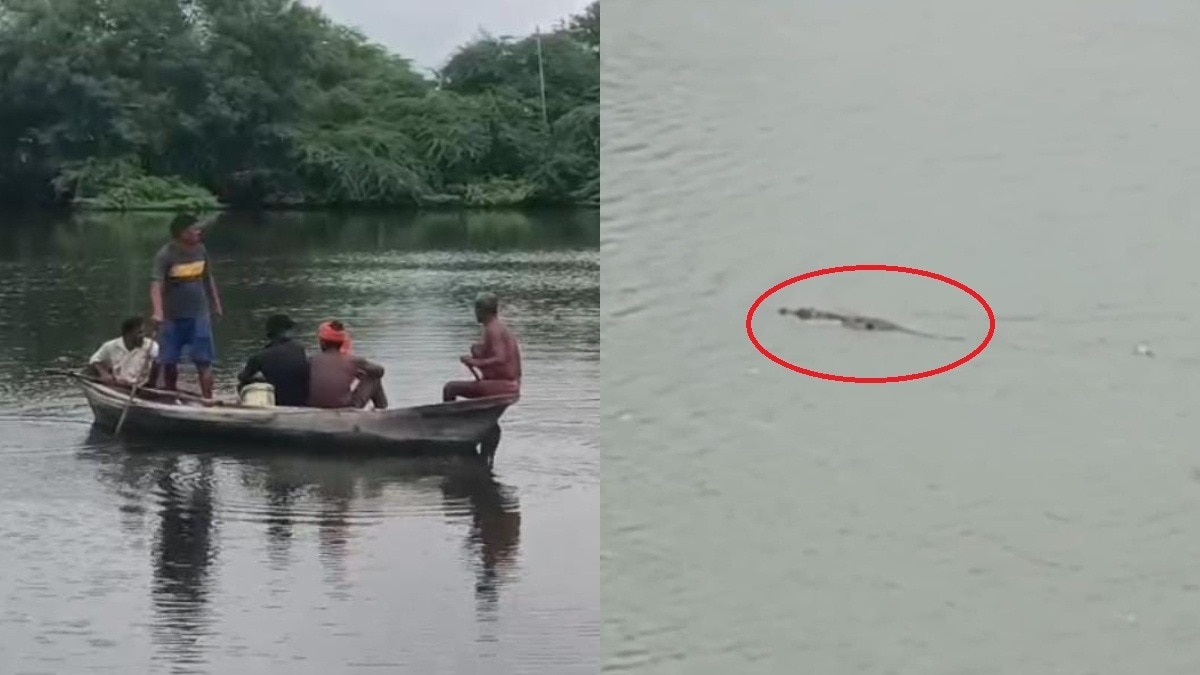 तालाब के पास न जाएं ग्रामीणों से अपील.(Photo: Siddhartha Gupta/ITG)