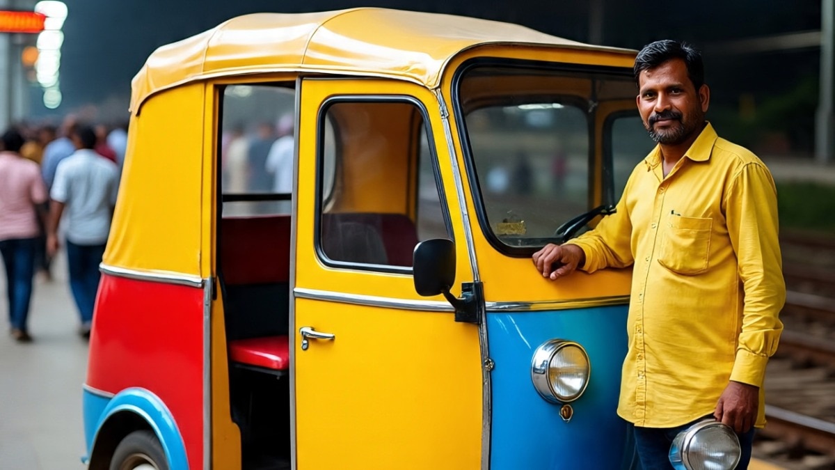 GRP ने जब्त किया ऑटो.(Photo: AI-generated)