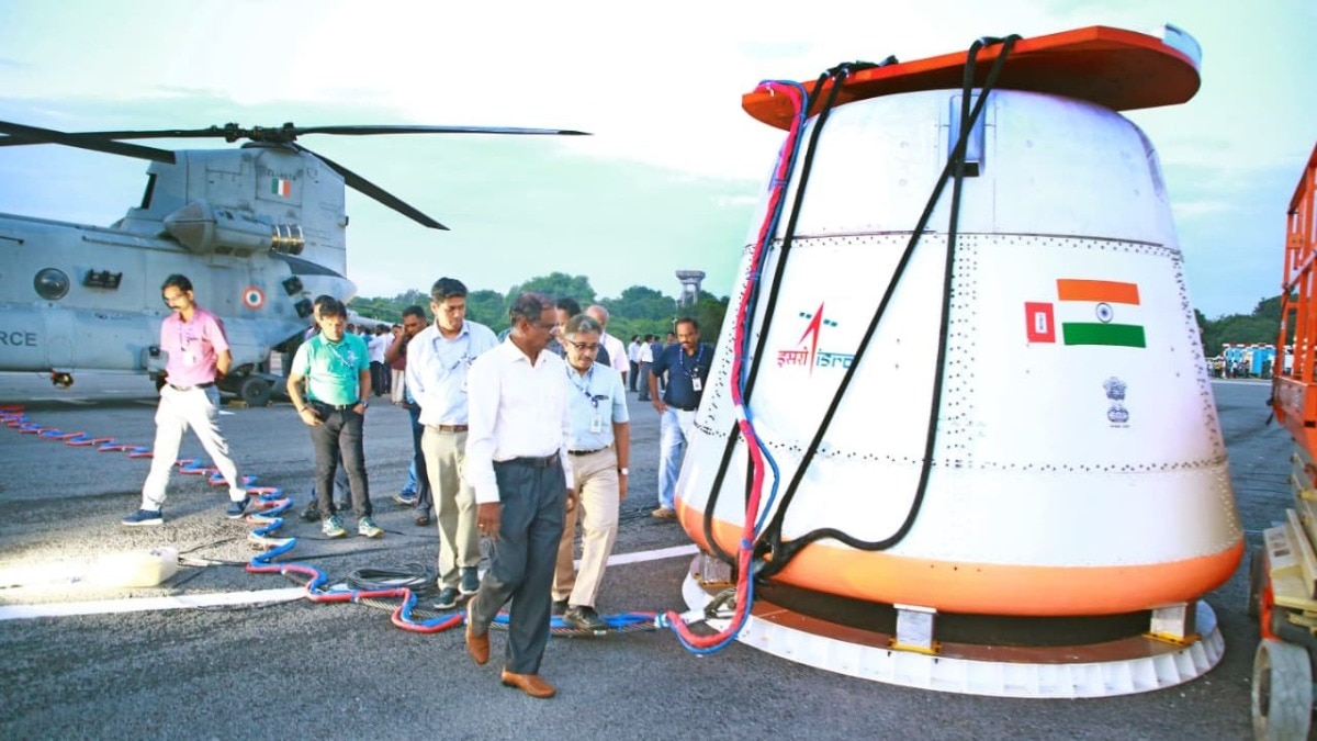 ISRO's first integrated air drop test of Gaganyaan mission was successful