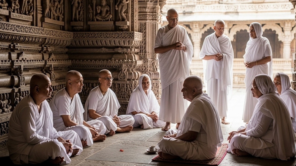 Jain devotees