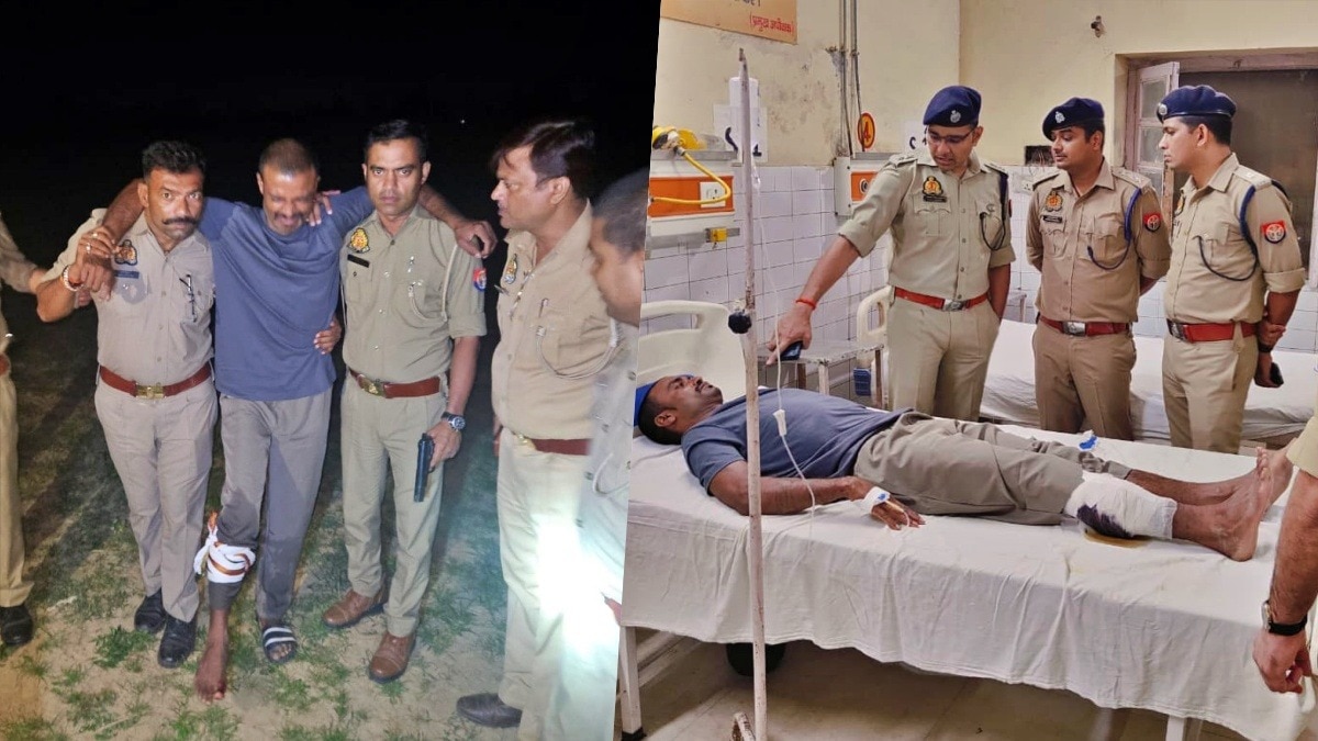 गोंडा पुलिस की गिरफ्त में हत्यारोपी (Photo: ITG)