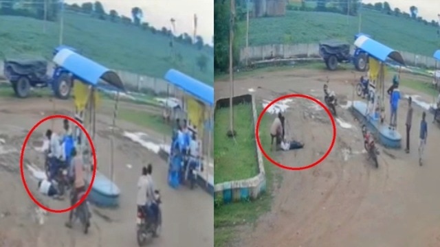 Man dies of heart attack at petrol pump (Photo: screengrab)