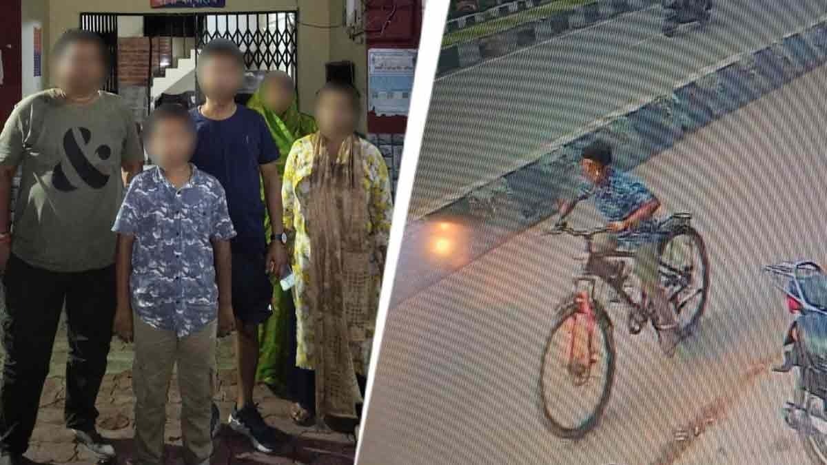 मां की डांट से नाराज होकर साइकिल से वृंदावन पहुंचा (Photo: Screengrab) 