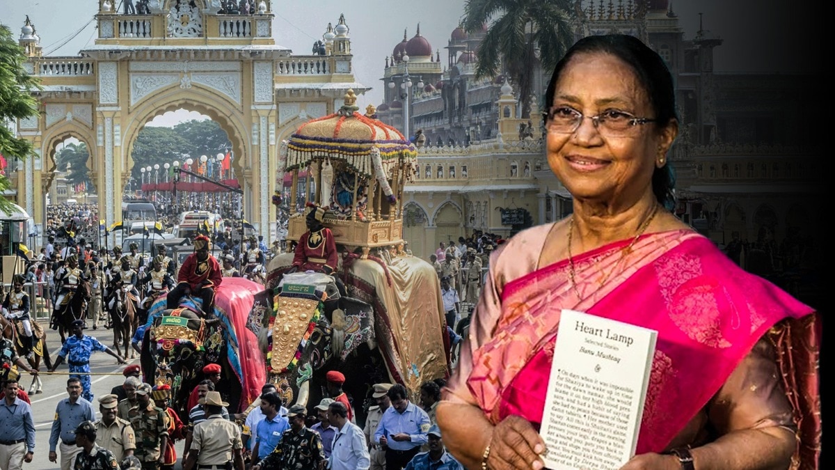 कर्नाटक सरकार ने बानू मुश्ताक को मैसूर दशहरे में आमंत्रित किया है.   (Photo: ITG)