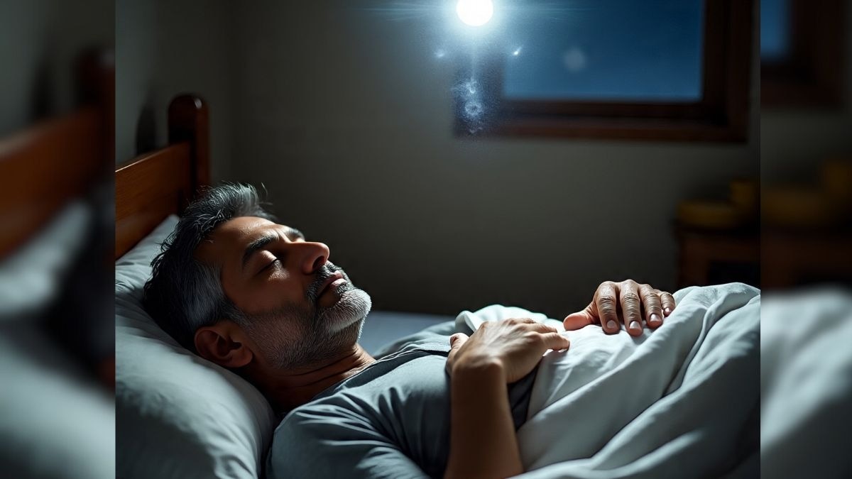 शख्स का दावा मरने के बाद दो फरिश्ते स्वर्ग तक ले गए थे (Photo - AI Generated)