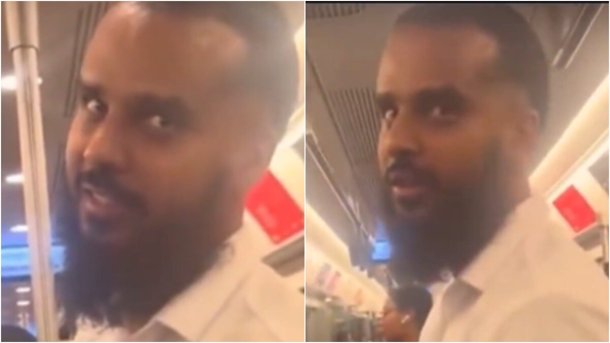 लंदन की ट्रेन में पाकिस्तानी शख्स भारत को अपना दुश्मन बताते हुए हिंदुस्तानी यात्री से भिड़ गया (Photo - X/@HoodedClaw1974)
