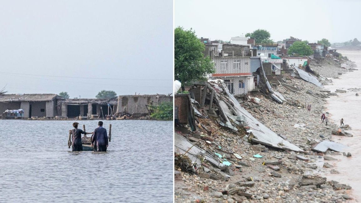 पाकिस्तान पहले से ही आर्थिक संकटों से घिरा है और अब बाढ़ से भी बड़ा नुकसान हो रहा है. (Photo- ITG)