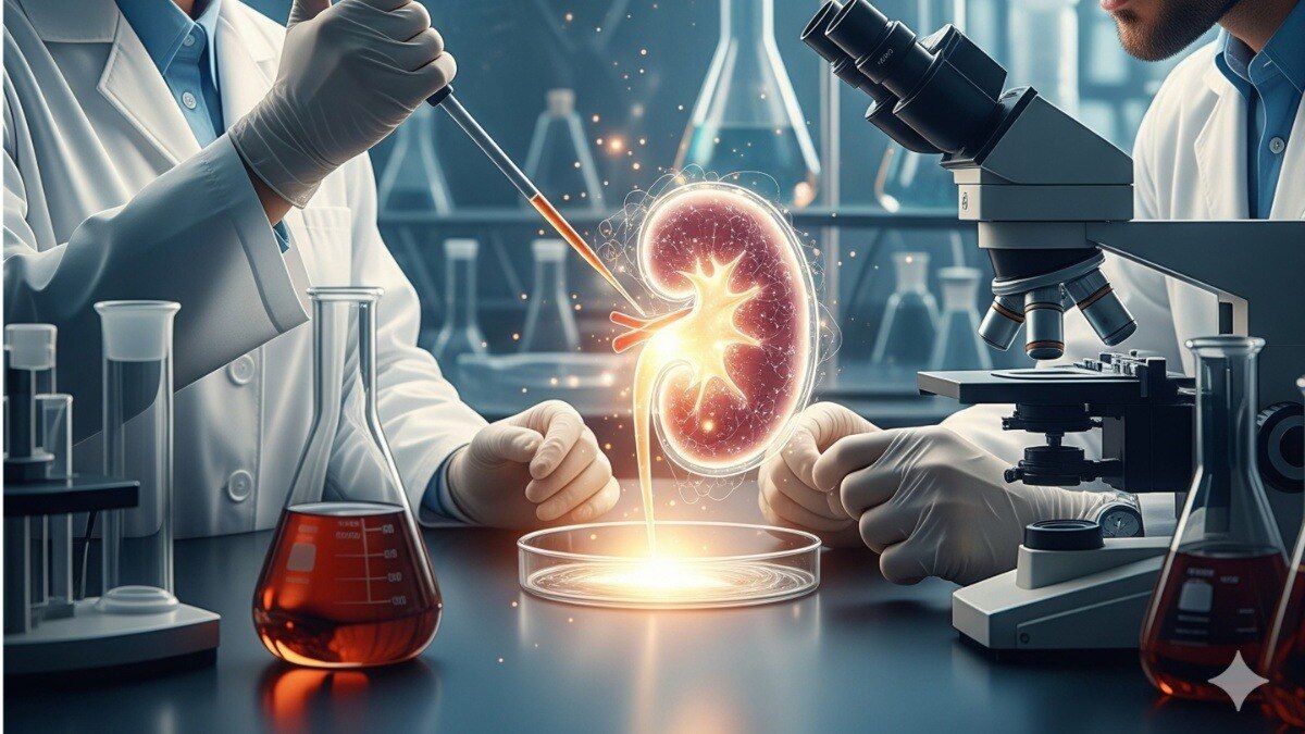 इस देश में लैब में बनाई गईं इंसानी किडनी (Photo: AI generated)