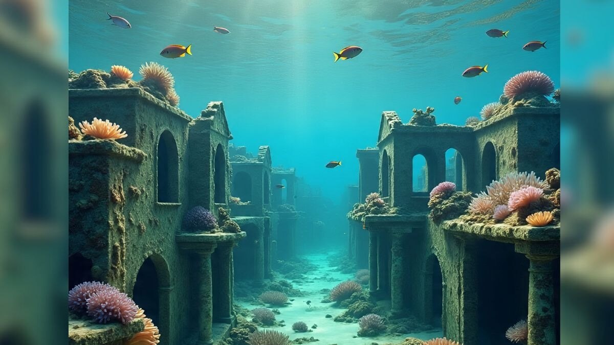 underwater Stone Age village