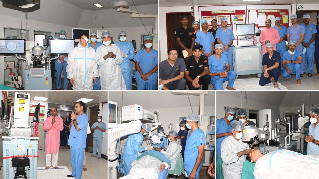 रोबोटिक लेजर सर्जरी से मोतियाबिंद का सुरक्षित और प्रभावी तरीका है.