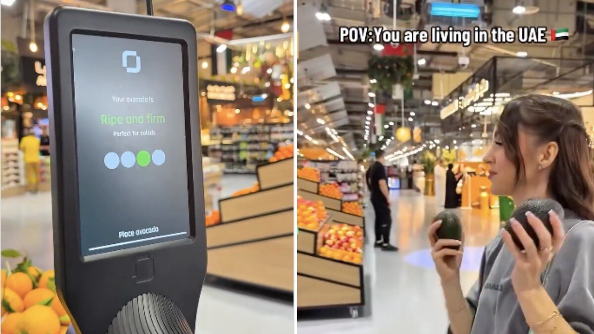 दुबई: अब फल खरीदना हुआ हाई-टेक, (Photo: Insta/@tetianaskoryna)