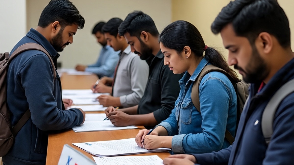 जम्मू-कश्मीर में तहसीलदार भर्ती के लिए एक लाख लोगों ने आवेदन किया था. (Photo: AI Generated)