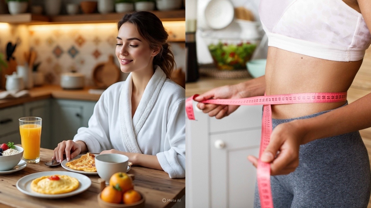 वजन घटाने के लिए नाश्ते में खाएं ये चीजें (Photo: AI generated)