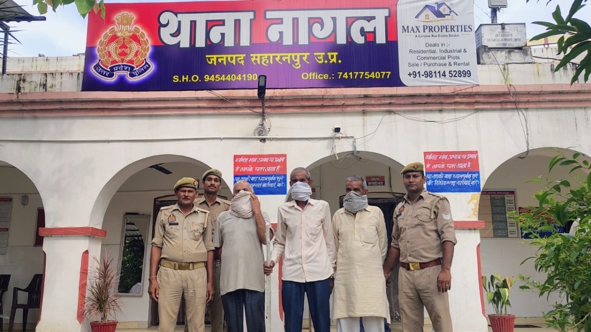 सहारनपुर में ट्रक ड्राइवर की हत्या के आरोप में गिरफ्तार आरोपी. (Photo: Rahul Kumar/ITG)