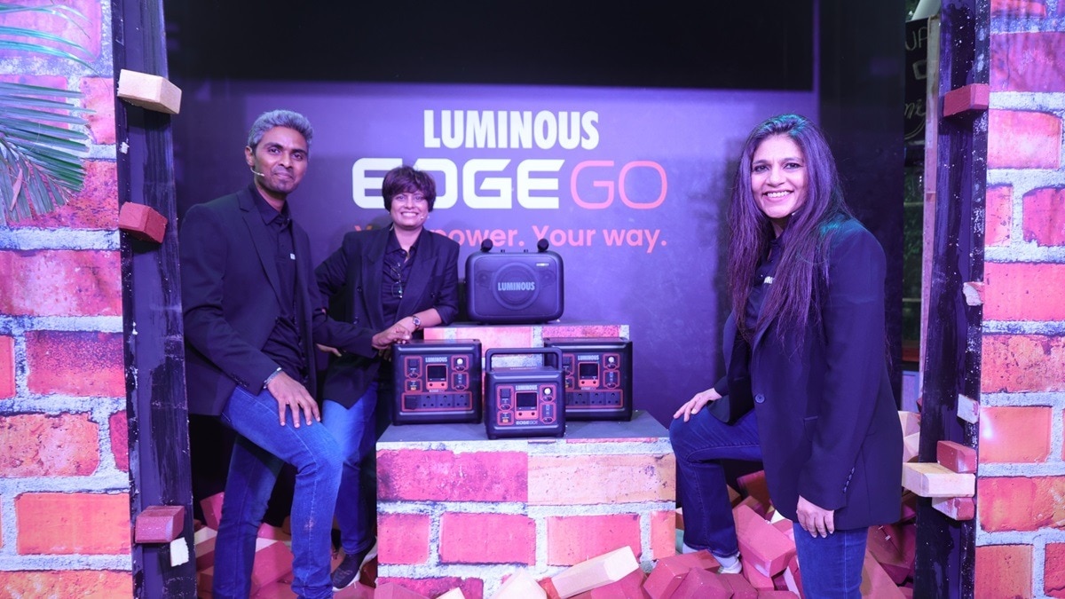 Luminous Edge Go पोर्टेबल पावर स्टेशन लॉन्च किया है. (Photo: Luminous)