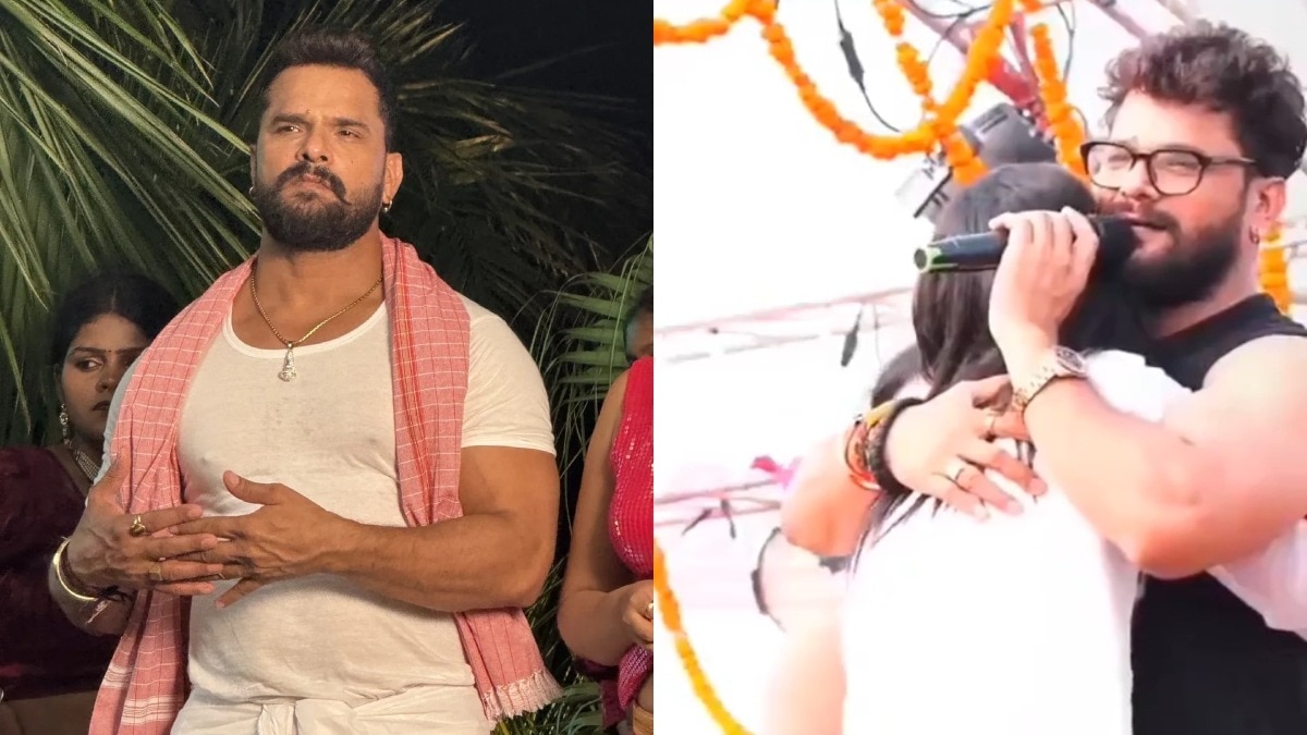 पवन सिंह के बाद खेसारी लाल यादव का वीडियो वायरल! फैन को गले लगाया, एक्सप्रेशन देख हैरान यूजर्स