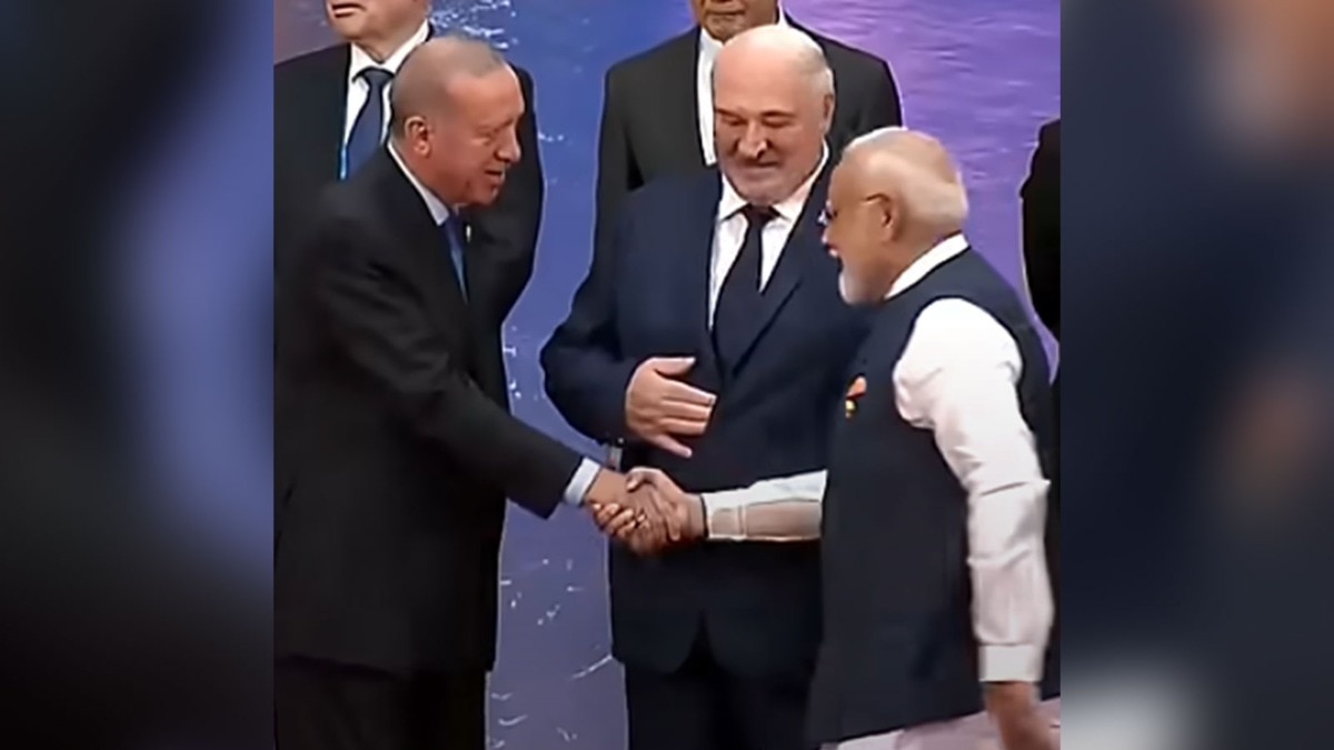 PM Modi meets Turkey President Erdogan.