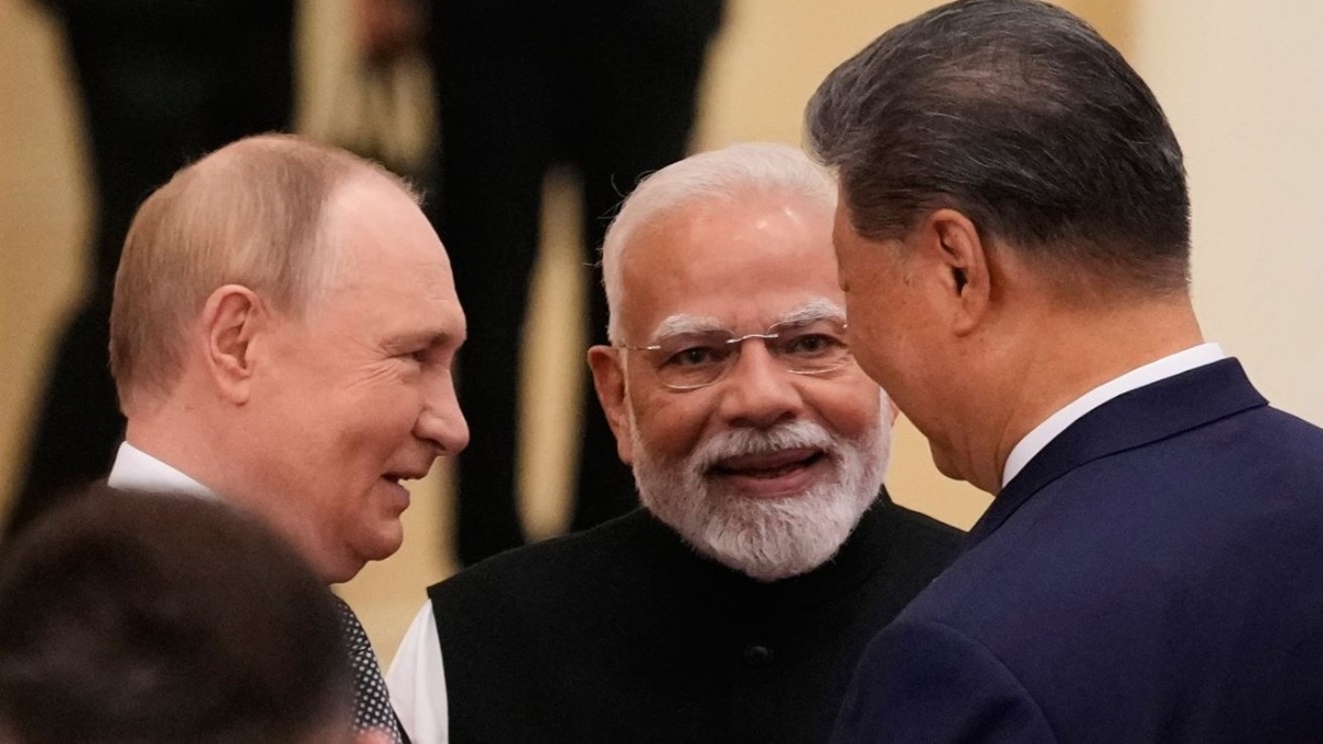 PM Modi interaction with Putin and Xi Jinping (Photo: PTI)