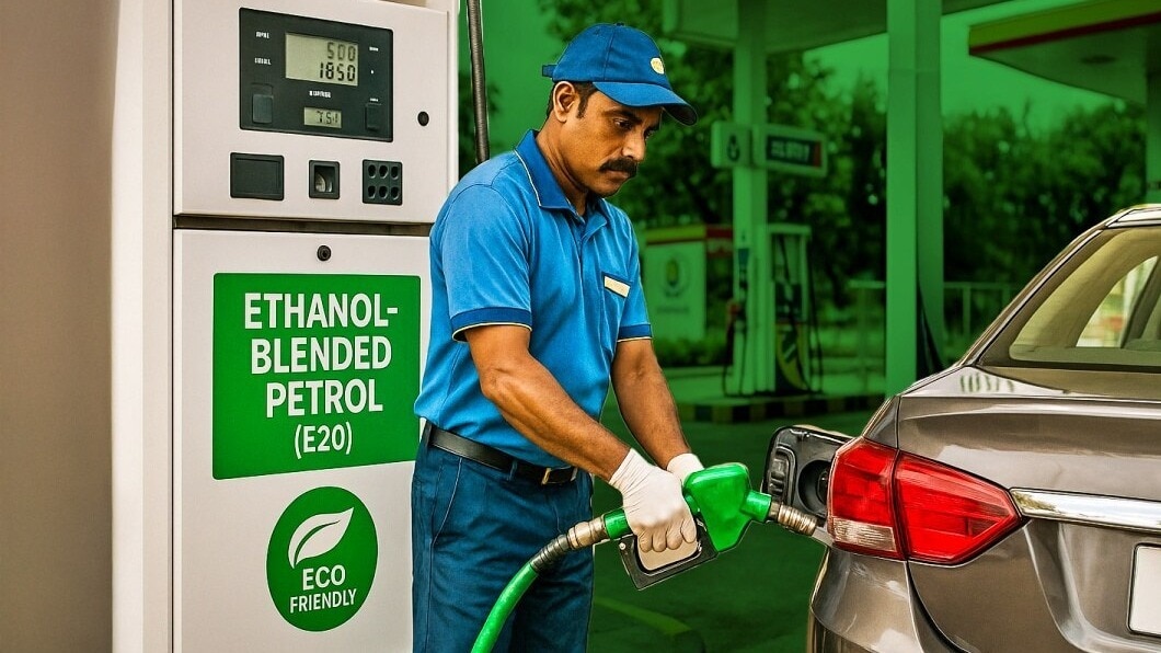 Ethanol-blended petrol
