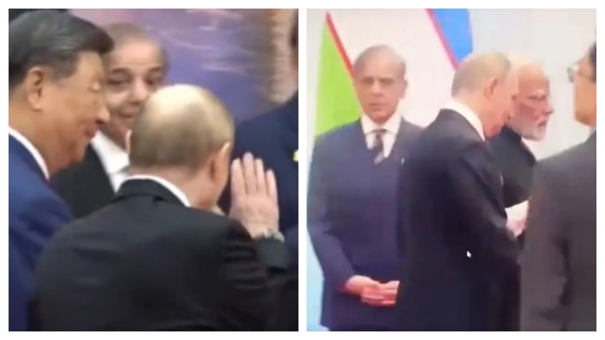 SCO समिट में उतावले दिखे शहबाज़ शरीफ (Photo: X/@Incognito_qfs)