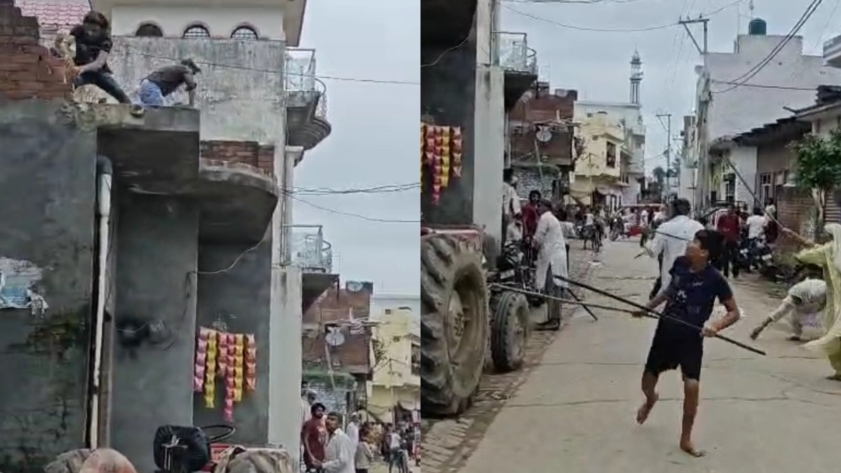 कस्बे में घंटों मची रही अफरा-तफरी.(Photo: Devendra Kumar Sharma/ITG)