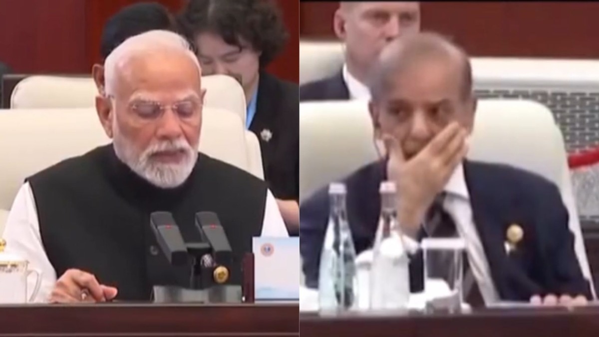 अपने भाषण में प्रधानमंत्री मोदी का फोकस खासतौर पर आतंकवाद पर रहा. (Photo: Screengrab)