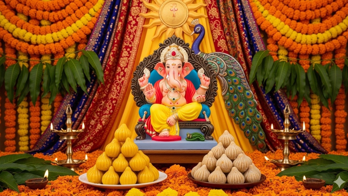 Ganeshotsav 2025 modak recipes (Photo: AI Generated)