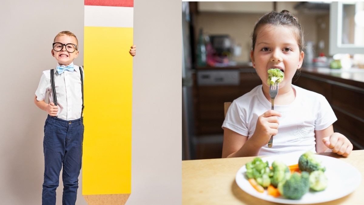 बच्चों की हाइट बढ़ाने के लिए उन्हें खिलाएं ये चीजें (Photo: Freepik)