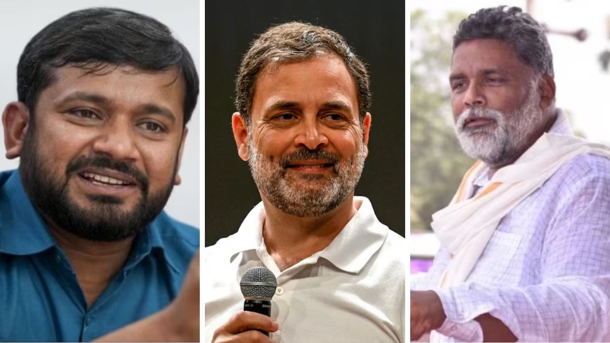 kanhaiya kumar rahul gandhi pappu yadav