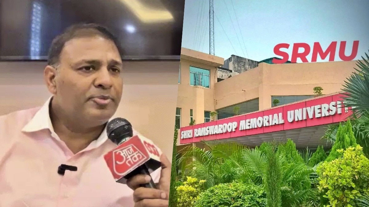 SRMU विवाद पर कुलपति पंकज अग्रवाल का बयान (Photo: ITG)