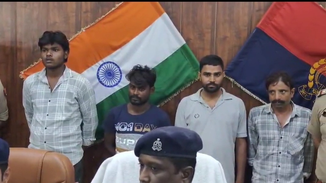 पत्नी की हत्या की कोशिश में पति और सुपारी किलर अरेस्ट (Photo:  Mukul Sharma/ITG) 