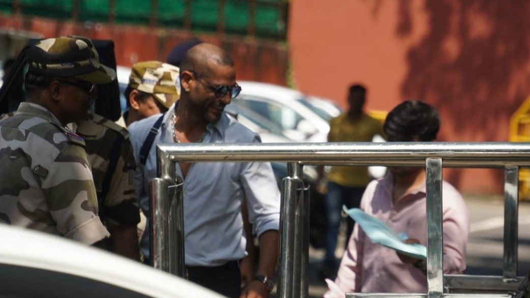 shikhar dhawan ED Office 