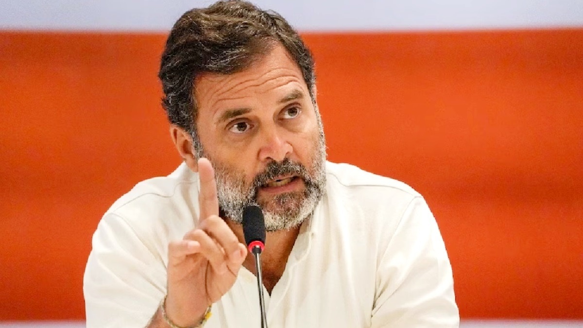 राहुल गांधी ने इंदौर के मामले पर BJP को घेरा.(Photo:ITG)