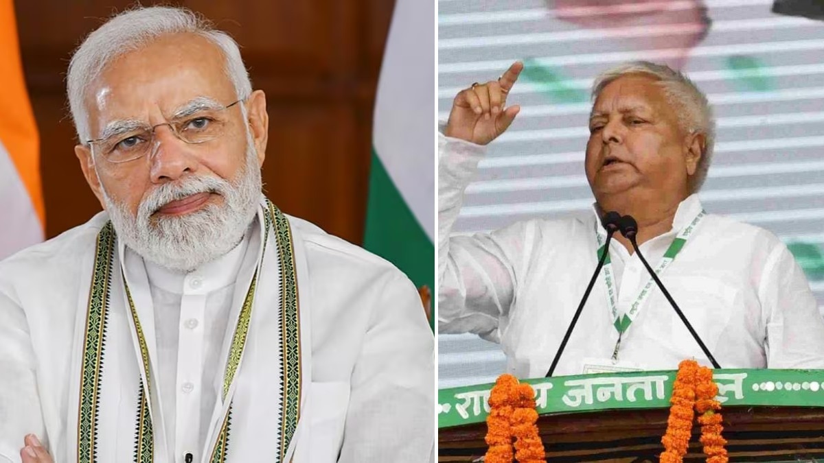 प्रधानमंत्री मोदी और लालू यादव. (Photo: ITG)