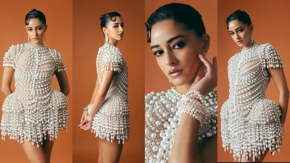 अनन्या पांडे की ड्रेस के साथ ही हेयरस्टाइल ने भी लाइमलाइट लूट ली. (Photo: Instagram/@ananyapanday) 