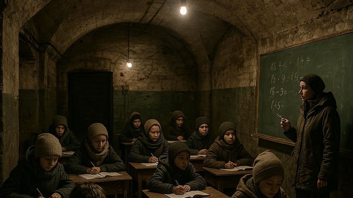 यूक्रेन में सालों से स्कूल नहीं गए बच्चे... अब जमीन के कई फीट नीचे बनाए जा रहे हैं ऐसे स्पेशल स्कूल!