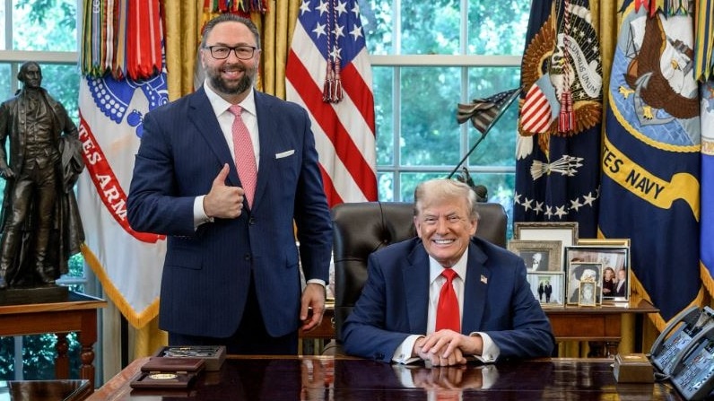 Jason Miller met US President Donald Trump (Photo: X/JasonMiller)