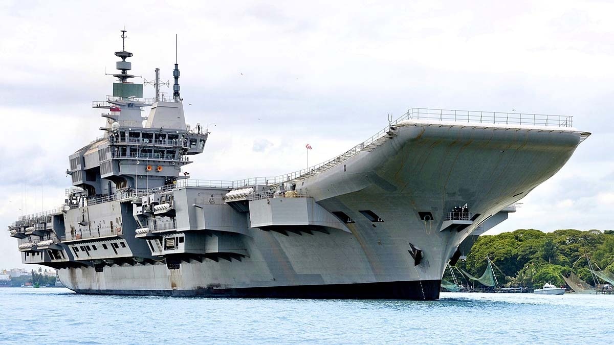 nuclear powered aircraft carrier ins vishal