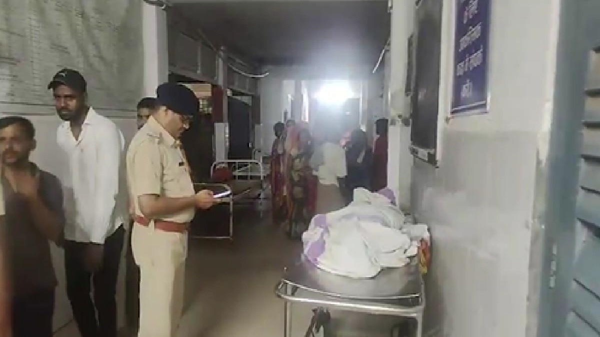 Police in hospital