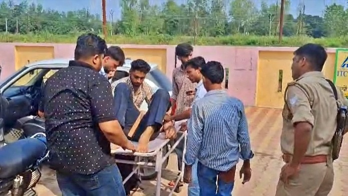 injured student was admitted to hospital (Photo: Screengrab)