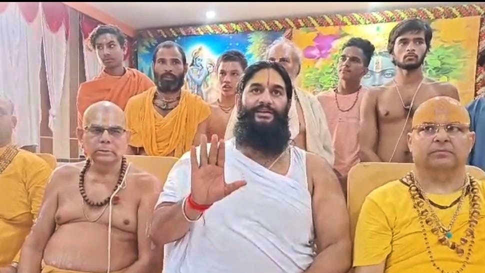 Ayodhya saints gave warning (Photo: Screengrab)